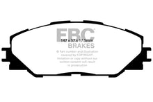 Load image into Gallery viewer, EBC 09-10 Pontiac Vibe 2.4 2WD Greenstuff Front Brake Pads Brake Pads - Performance EBC