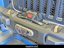 Load image into Gallery viewer, RockJock JL/JT Winch Plate Kit Steel Bumper Winch Mounts RockJock