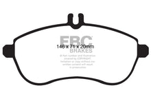 Load image into Gallery viewer, EBC 12-14 Mercedes-Benz C250 (W204) 1.8 Turbo Greenstuff Front Brake Pads Brake Pads - Performance EBC