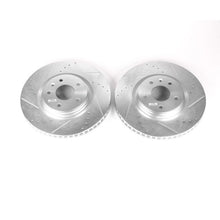 Load image into Gallery viewer, Power Stop 14-19 Chevrolet Corvette Front Evolution Drilled & Slotted Rotors - Pair Brake Rotors - Slot & Drilled PowerStop