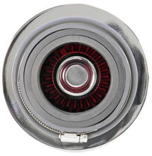 Load image into Gallery viewer, K&N Universal Air Filter Chrome Round Tapered Red - 4in Flange ID x 1.125in Flange Length x 5.5in H Air Filters - Universal Fit K&N Engineering