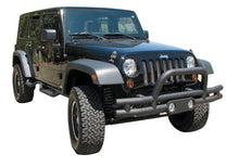 Load image into Gallery viewer, Rampage 2007-2018 Jeep Wrangler(JK) Double Tube Bumper Front - Black Bumpers - Steel Rampage