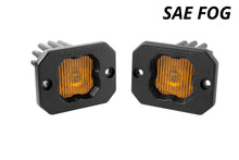 Load image into Gallery viewer, Diode Dynamics Stage Series C1 LED Pod - Yellow SAE Fog Flush ABL (Pair) Light Accessories and Wiring Diode Dynamics
