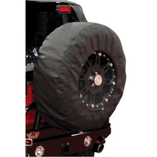 Load image into Gallery viewer, Rampage 1999-2019 Universal Tire Cover With 17 Inch Window - Black Diamond Car Covers Rampage