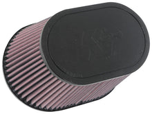 Load image into Gallery viewer, K&N Universal Rubber Filter 6.25in x 4in Oval FLG / 7.375in x 5.5in Base / 6.25in x 4in Top / 5in H Air Filters - Universal Fit K&N Engineering