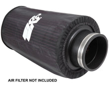 Load image into Gallery viewer, K&N Universal Round Tapered Filter Wrap - Black - 6in Base ID x 4.625in Top ID x 9in Height Pre-Filters K&N Engineering