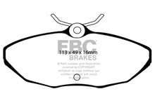 Load image into Gallery viewer, EBC 03-06 Jaguar XJ8 4.2 VP Redstuff Rear Brake Pads Brake Pads - Performance EBC