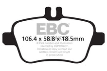 Load image into Gallery viewer, EBC 13+ Mercedes-Benz CLA250 2.0 Turbo Yellowstuff Rear Brake Pads Brake Pads - Performance EBC