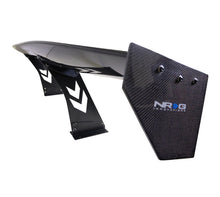 Load image into Gallery viewer, NRG Carbon Fiber Spoiler - Universal (69in.) w/NRG Logo / Stand Cut Out / Large Side Plate Spoilers NRG