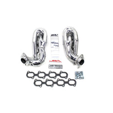 Load image into Gallery viewer, JBA 07-14 Ford GT500 5.4/5.8L 4V 1-5/8in Primary Silver Ctd Cat4Ward Header Headers & Manifolds JBA