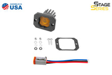 Load image into Gallery viewer, Diode Dynamics Stage Series C1 LED Pod - Yellow SAE Fog Flush ABL Each Light Accessories and Wiring Diode Dynamics