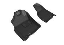 Load image into Gallery viewer, 3D MAXpider 2012-2020 Dodge Ram 1500 Reg/Quad 2500/3500 Reg Kagu 1st Row Floormat - Black Floor Mats - Rubber 3D MAXpider
