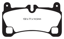 Load image into Gallery viewer, EBC 08 Porsche Cayenne 4.8 Turbo Yellowstuff Rear Brake Pads Brake Pads - Performance EBC