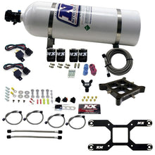 Load image into Gallery viewer, Nitrous Express 4150 Dual Stage Billet Crossbar Nitrous Kit (50-300 & 100-500HP) w/15lb Bottle Nitrous Systems Nitrous Express