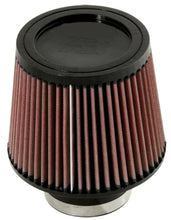Load image into Gallery viewer, K&N Universal Rubber Filter-Round Tapered 3in Flange ID x 6in Base OD x 6in Top OD x 5in H Air Filters - Universal Fit K&N Engineering
