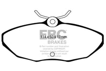 Load image into Gallery viewer, EBC 01-05 Ford Thunderbird 3.9 Yellowstuff Rear Brake Pads Brake Pads - Performance EBC
