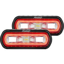 Load image into Gallery viewer, Rigid Industries SR-L Series Surface Mount LED Spreader Pair w/ Red Halo - Universal Light Bars & Cubes Rigid Industries