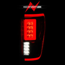 Load image into Gallery viewer, ANZO 21-23 Ford F-150 LED Taillights Seq. Signal w/BLIS Cover - Black Housing Tail Lights ANZO