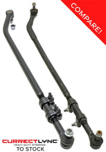 Load image into Gallery viewer, RockJock JK Currectlync Steering Sys. w/Flipped Drag Link 1.65in Dia. Tie Rod 1.3in Dia. w/Hardware Steering Knuckles & Spindles RockJock