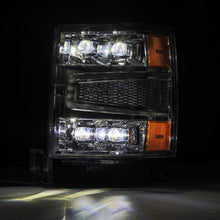 Load image into Gallery viewer, AlphaRex 04-15 Chevy 1500HD NOVA-Series LED Proj Headlights Chrome w/Activ Light/Seq Signal & SB DRL Headlights AlphaRex