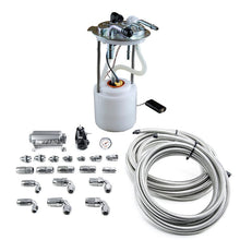 Load image into Gallery viewer, DeatschWerks DWK9-401-601-7015 DeatschWerks 05-19 Yukon/Tahoe/Suburban DW400 Pump Module and Return SS CPE Plumbing Kit