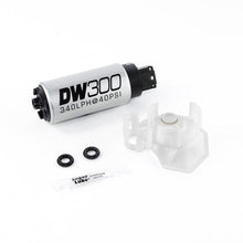 Load image into Gallery viewer, DeatschWerks DWK9-307-1026 DeatschWerks 340lph DW300C Compact Fuel Pump w/Install Kit 08-15 Mitsubishi EVO X (w/o Clips)