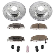 Load image into Gallery viewer, Power Stop 90-00 Honda Civic Front Z26 Street Warrior Brake Kit Brake Kits - Performance D&S PowerStop