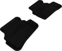 Load image into Gallery viewer, 3D MAXpider 2008-2014 Mercedes-Benz C-Class Sedan W204 Kagu 2nd Row Floormats - Black Floor Mats - Rubber 3D MAXpider