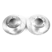 Load image into Gallery viewer, Power Stop 00-04 Ford F-550 Super Duty Front Drilled & Slotted Rotor - Pair Brake Rotors - Slot & Drilled PowerStop