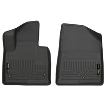Load image into Gallery viewer, Husky Liners 13-15 Hyundai Sante Fe Sport/Sport 2.0T WeatherBeater Front Row Black Floor Liners Floor Mats - Rubber Husky Liners