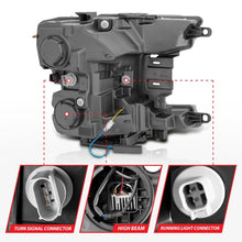Load image into Gallery viewer, Anzo 18-20 Ford F-150 Full Led Projector Smoke Bar Style Headlights Black Amber Headlights ANZO