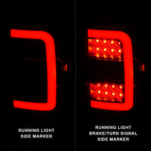 Load image into Gallery viewer, ANZO 2001-2011 Ford Ranger LED Tail Lights w/ Light Bar Black Housing Clear Lens Tail Lights ANZO