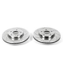 Load image into Gallery viewer, Power Stop 13-19 Honda Accord Front Evolution Drilled & Slotted Rotors - Pair Brake Rotors - Slot & Drilled PowerStop