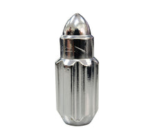 Load image into Gallery viewer, NRG 500 Series M12 X 1.5 Bullet Shape Steel Lug Nut Set - 21 Pc w/Lock Key - Silver Lug Nuts NRG