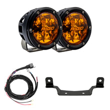 Load image into Gallery viewer, Rigid Industries 2017+ Polaris Pro R/Turbo R Revolve Amber PRO Grille Light Kit Light Bars & Cubes Rigid Industries