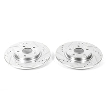 Load image into Gallery viewer, Power Stop 12-16 Chrysler Town & Country Rear Evolution Drilled & Slotted Rotors - Pair Brake Rotors - Slot & Drilled PowerStop
