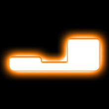 Load image into Gallery viewer, ORACLE Lighting Universal Illuminated LED Letter Badges - Matte Wht Surface Finish - J SEE WARRANTY Light Accessories and Wiring ORACLE Lighting