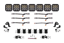 Load image into Gallery viewer, Diode Dynamics SS5 Pro Universal CrossLink 7-Pod Lightbar - White Driving Light Bars & Cubes Diode Dynamics