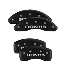 Load image into Gallery viewer, MGP 4 Caliper Covers Engraved Front & Rear MGP Red finish silver ch Caliper Covers MGP