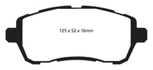 Load image into Gallery viewer, EBC 10+ Ford Fiesta 1.6L (Excl ST) Yellowstuff Front Brake Pads Brake Pads - Performance EBC