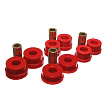 Load image into Gallery viewer, Energy Suspension 02-09 350Z / 03-07 Infiniti G35 Red Rear Sub Frame Set Bushing Kits Energy Suspension