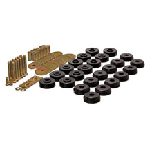 Load image into Gallery viewer, Energy Suspension Chevy 59-64 Belair/Biscayne/Caprice/Impala /59-63 El Camino Black Body Mount Set Bushing Kits Energy Suspension