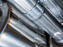 Load image into Gallery viewer, AWE Tuning 4th Gen GM 1500 6.2L 0FG Catback Split Rear Exit (w/ Bumper Cutouts) - Quad Chrome Tips Catback AWE Tuning