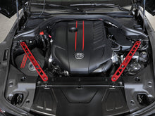 Load image into Gallery viewer, aFe CONTROL 304 Stainless Steel Front Suspension Strut Brace Red - Toyota GR Supra (A90) 20-21 Strut Bars aFe