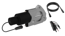 Load image into Gallery viewer, QTP 2.25in Bolt-On QTEC Electric Cutout Valve - Single Exhaust Cutouts QTP
