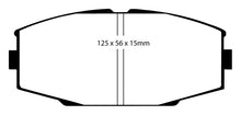 Load image into Gallery viewer, EBC 86-92 Toyota Supra 2.8 Yellowstuff Front Brake Pads Brake Pads - Performance EBC