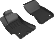 Load image into Gallery viewer, 3D MAXpider 08-11 Subaru Impreza / WRX / 08-14 Impreza WRX STI Kagu 1st Row Floormats - Black Floor Mats - Rubber 3D MAXpider