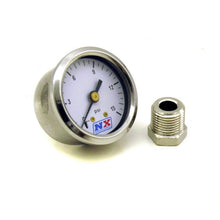 Load image into Gallery viewer, Nitrous Express Pressure Gauge (0-15 PSI w/Adaptor) Gauges Nitrous Express