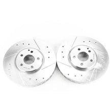 Load image into Gallery viewer, Power Stop 04-06 Mercedes-Benz E500 Front Evolution Drilled & Slotted Rotors - Pair Brake Rotors - Slot & Drilled PowerStop