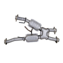 Load image into Gallery viewer, BBK 79-93 Mustang 5.0 Short Mid X Pipe w Catalytic Converters 2-1/2 For Automatic Long Tube Headers X Pipes BBK